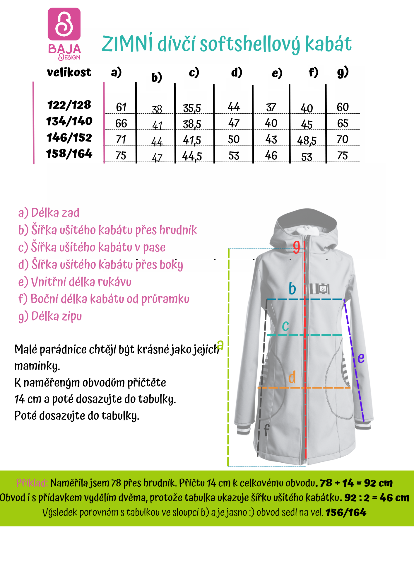 ZIMNÍ DÍVČÍ PRINCES softshellový kabát